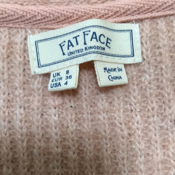Sweaters | Fat Face Small Pale Coral 